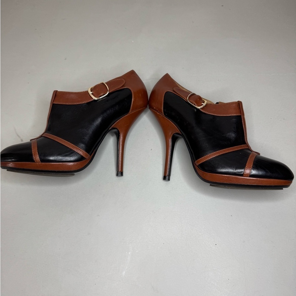 Dries Van Noten Leather Ankle Boots – Size 7.5 (Fits Like 7)